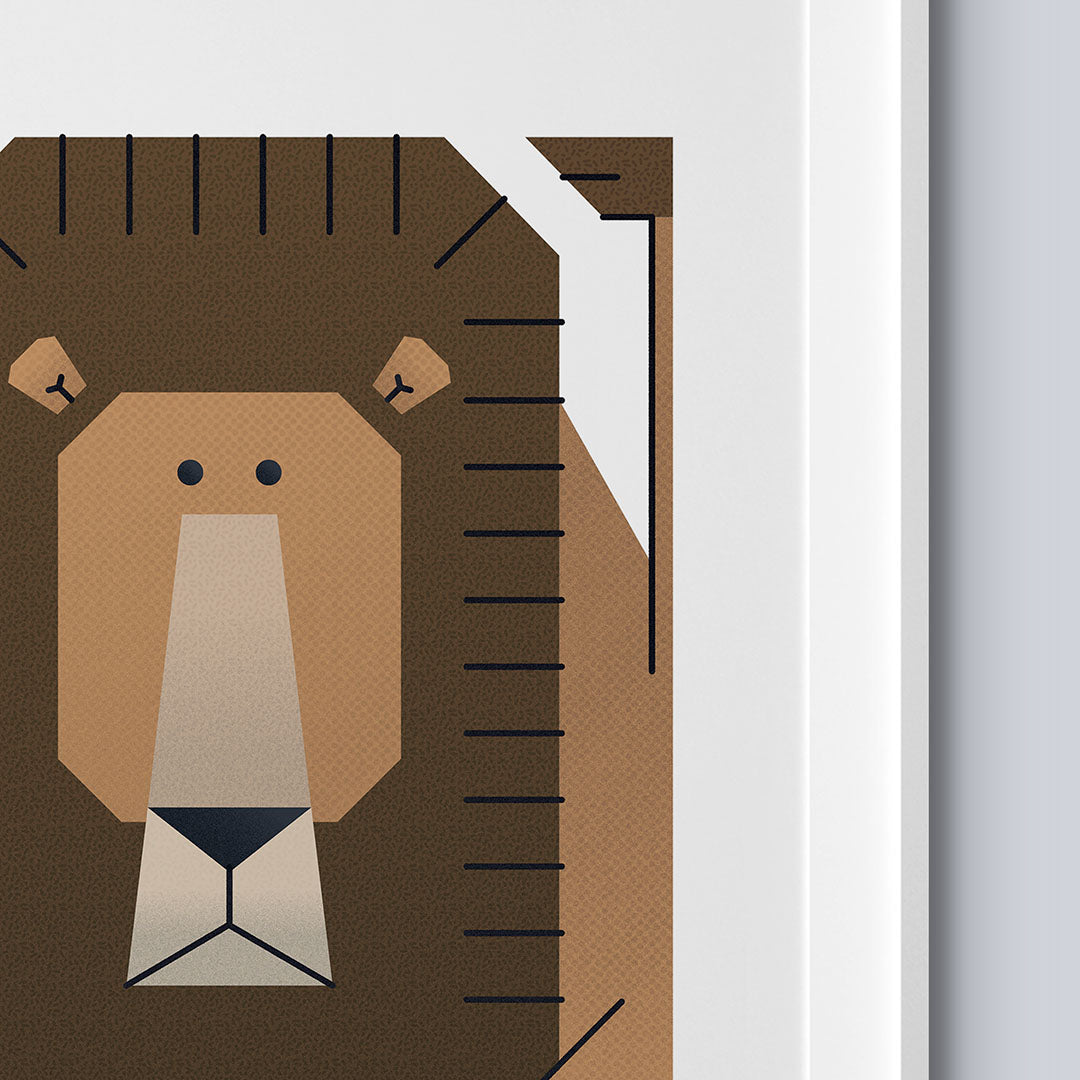 Tigercub Prints Minimal Safari Animals Prints Set of 4
