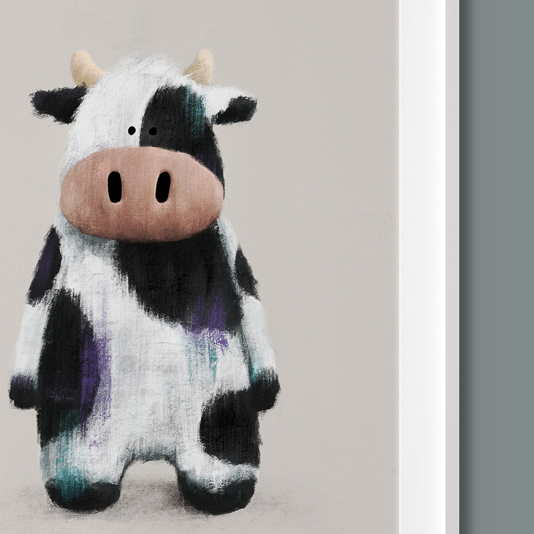 Tigercub Prints Farmyard Cow Nursery Print