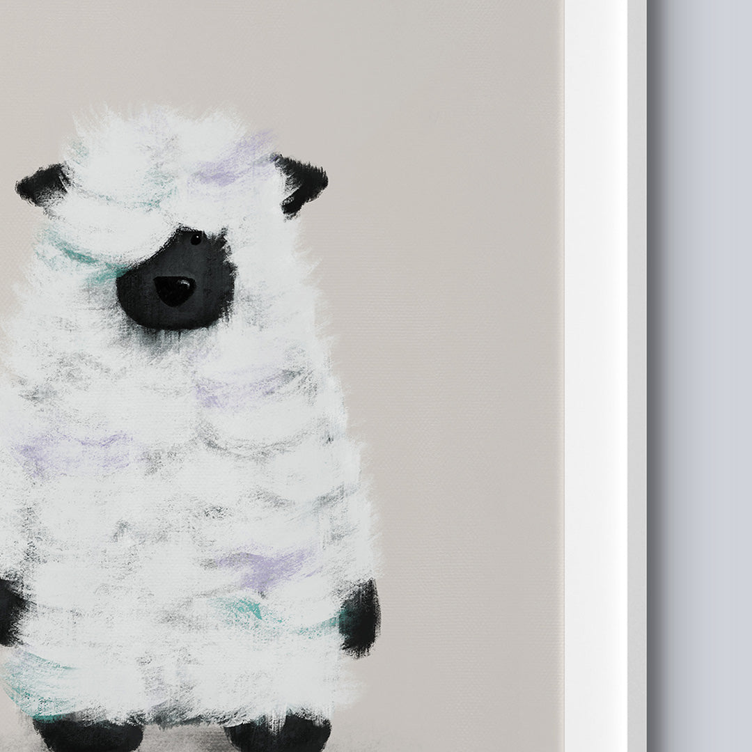 Tigercub Prints Farmyard Sheep Nursery Print