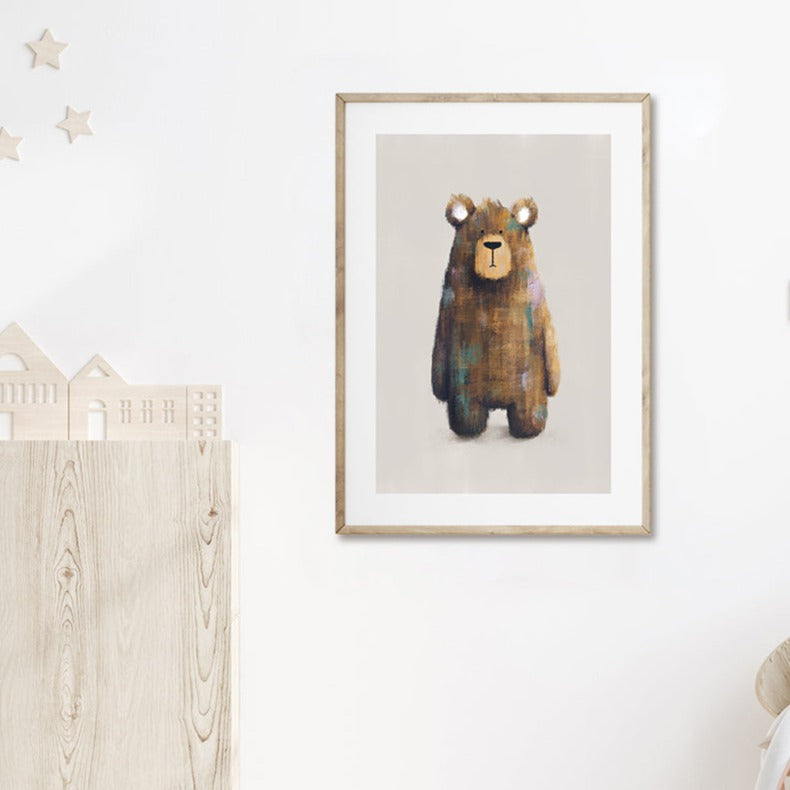 Bear 2024 nursery print