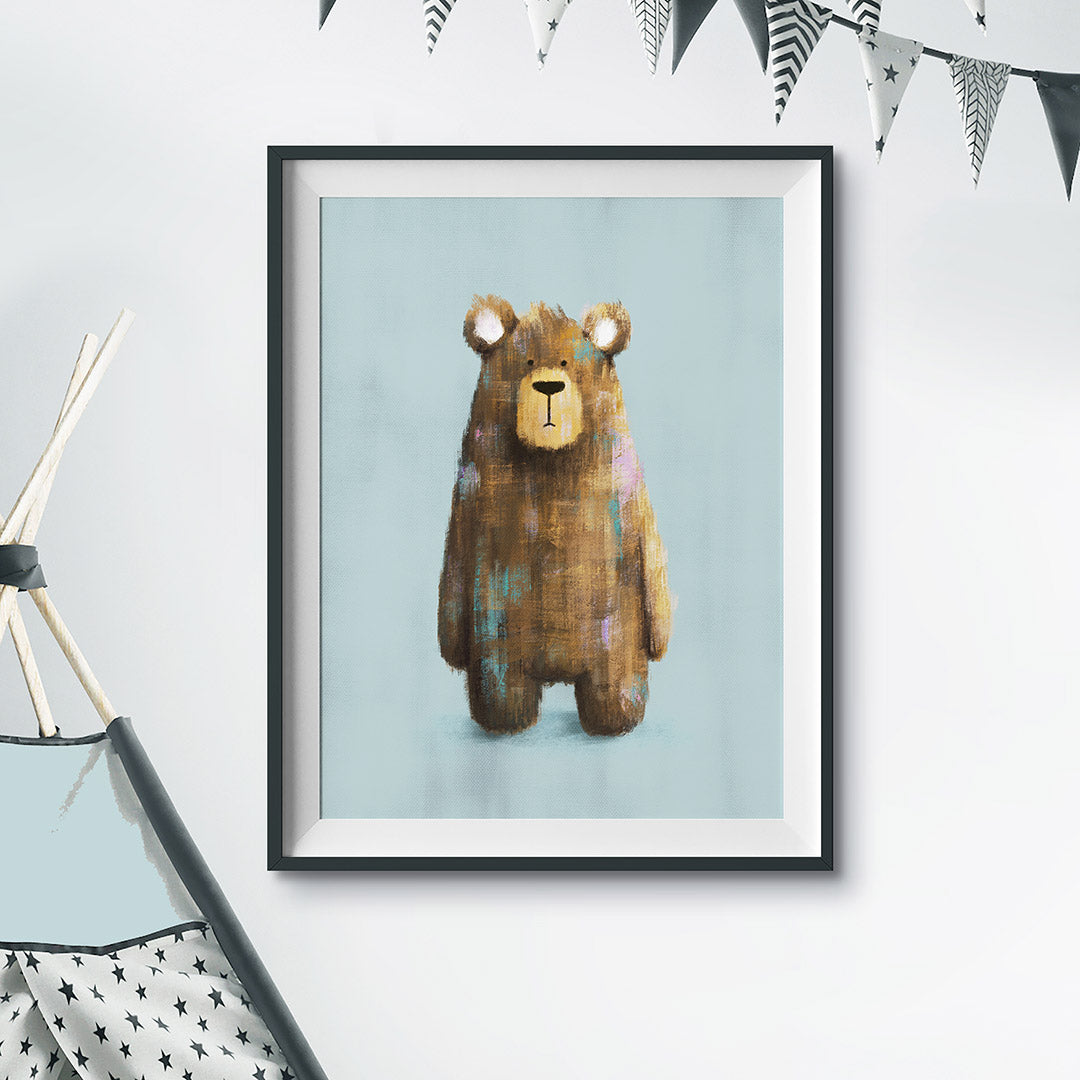 Tigercub Prints Woodland Animals Nursery Prints Set of 3