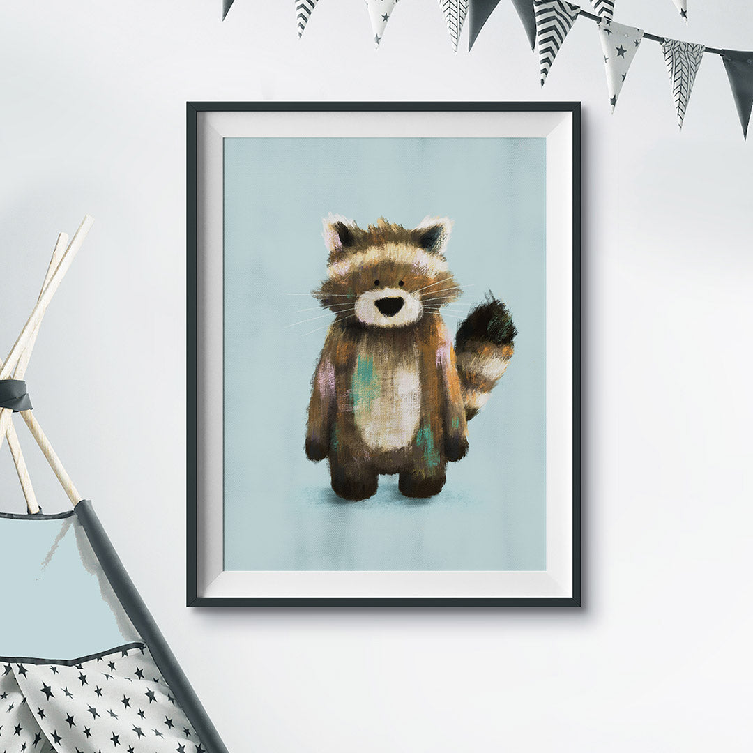 Tigercub Prints Woodland Animals Nursery Prints Set of 3