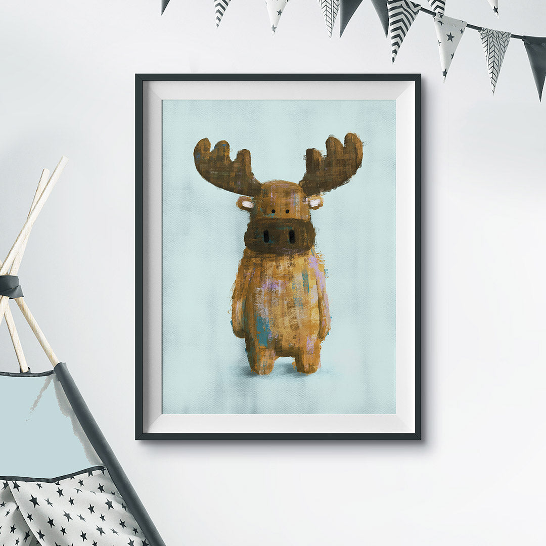 Tigercub Prints Woodland Animals Nursery Prints Set of 3