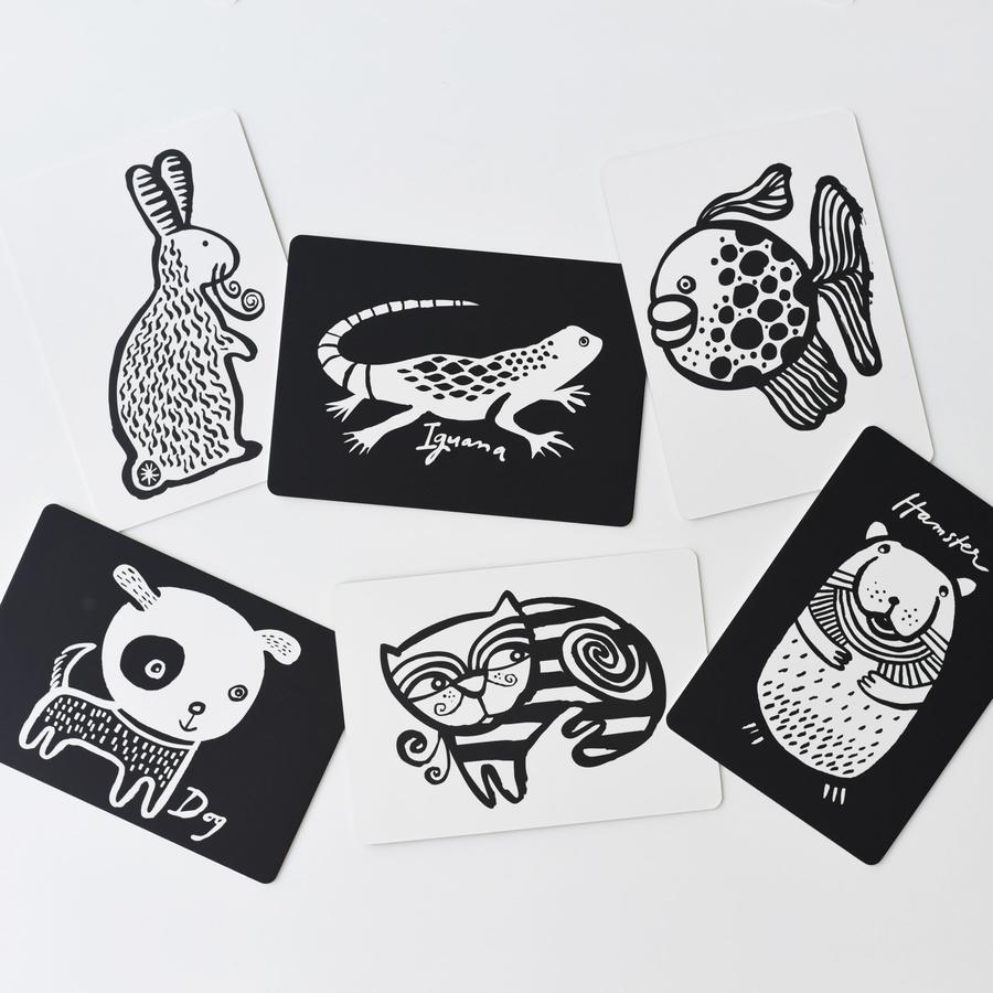 Wee Gallery Art Cards for Baby - Pets