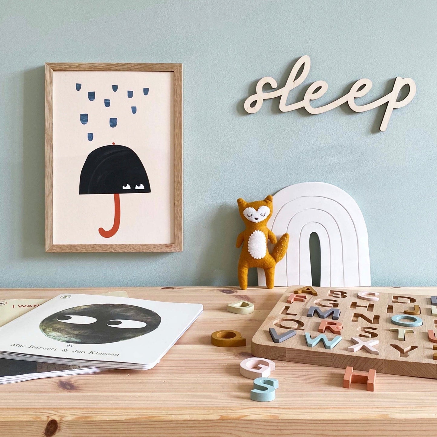 Umbrella Art Print by Kid of the Village (6 Sizes Available)