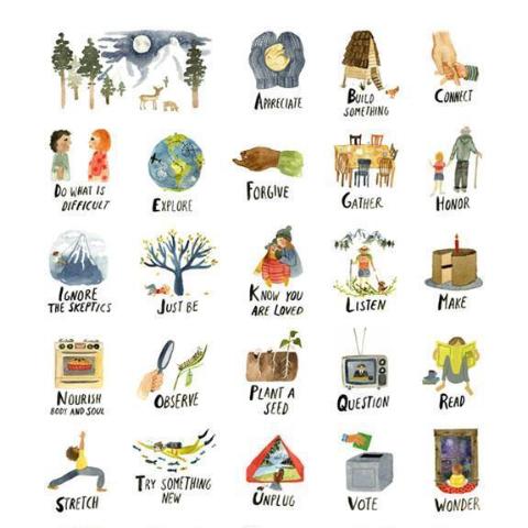 ABC's of Life Print by Little Truths Studio | Soren's House