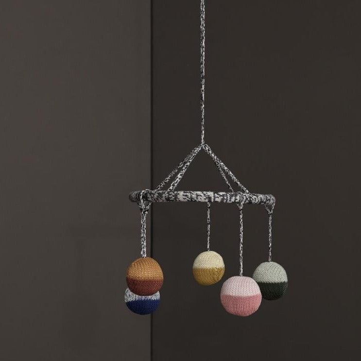 Ferm Living Ball Knitted Hanging Mobile