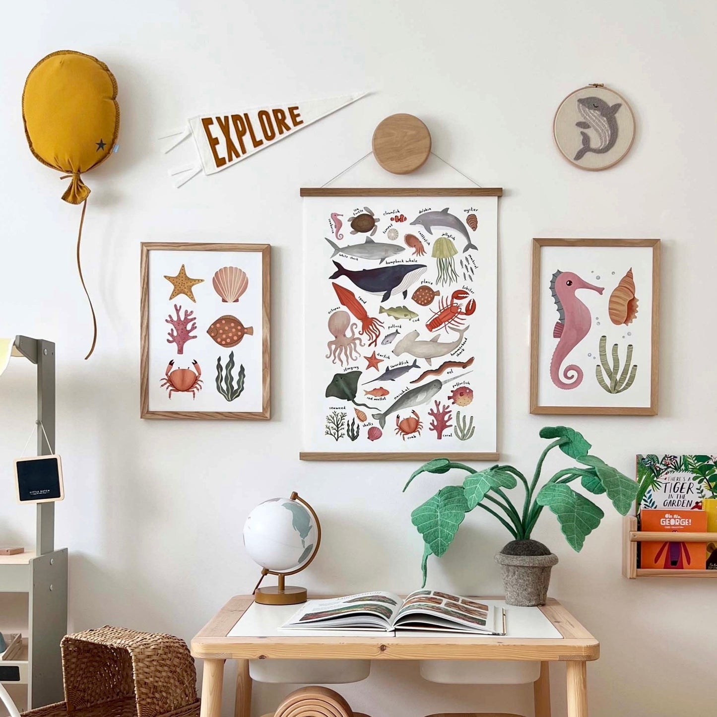 Under The Sea Art Print by Kid of the Village (6 Sizes Available)