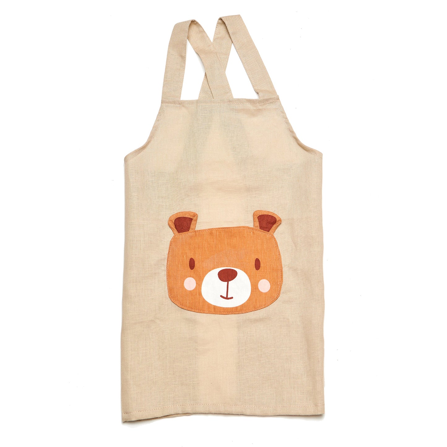 ThreadBear Design Bear Linen Apron