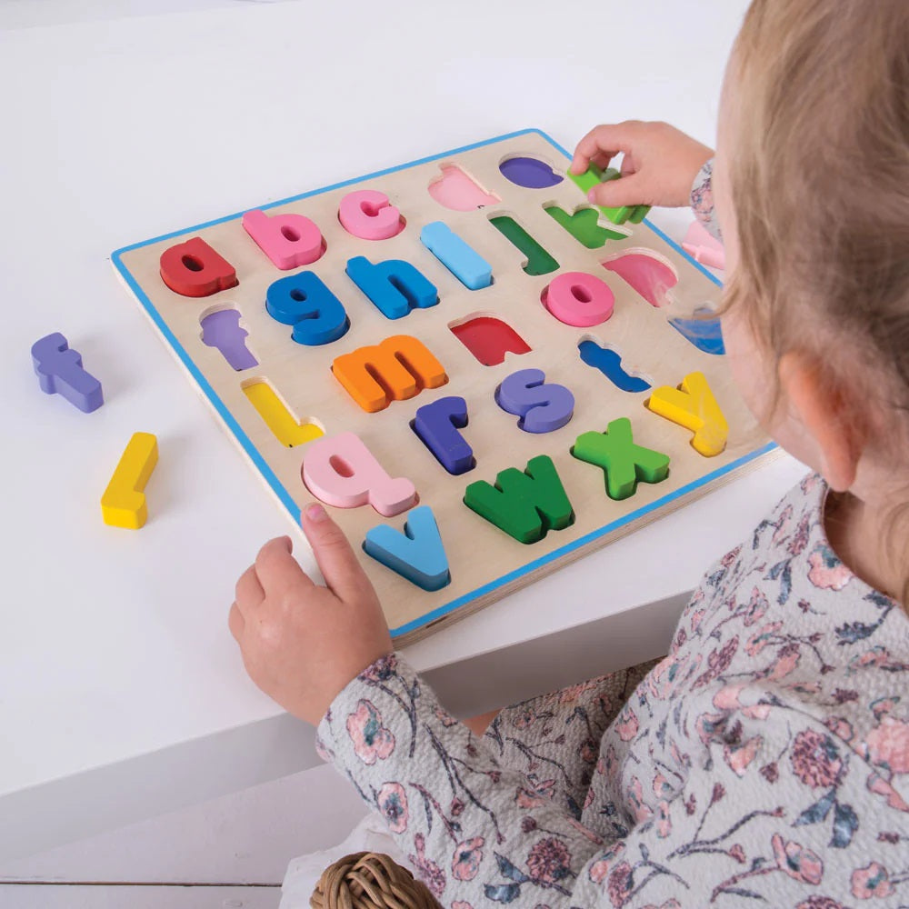 Bigjigs Wooden Abc Puzzle - Lowercase