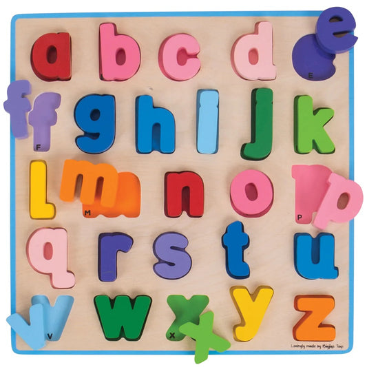 Bigjigs Wooden Abc Puzzle - Lowercase