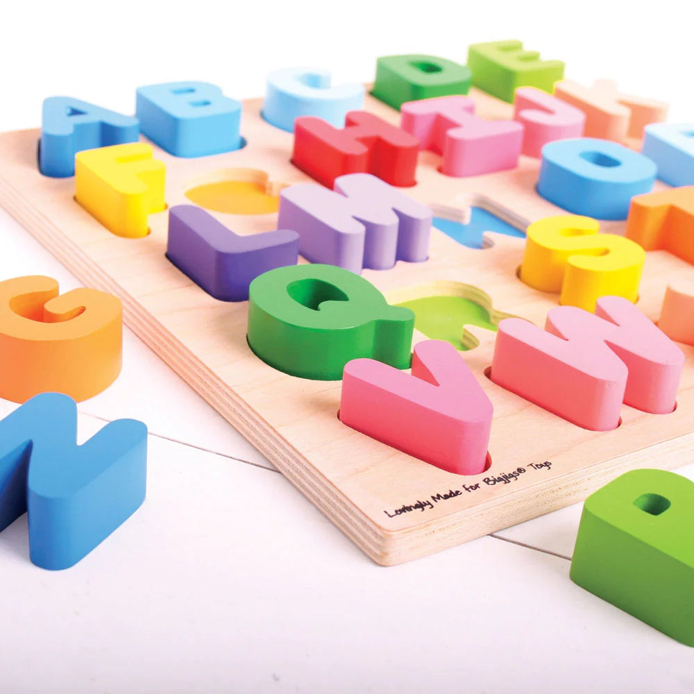 Bigjigs Wooden ABC Puzzle - Uppercase