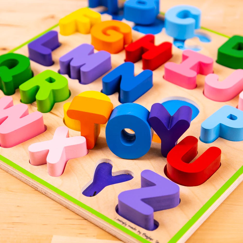 Bigjigs Wooden ABC Puzzle - Uppercase