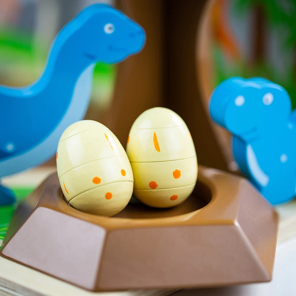 Bigjigs Wooden Dinosaur Island Play Set