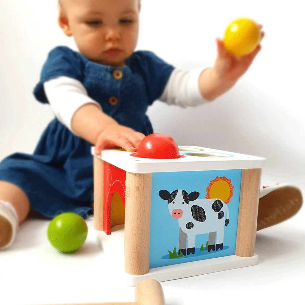 Bigjigs Wooden Tap Tap Ball Toy