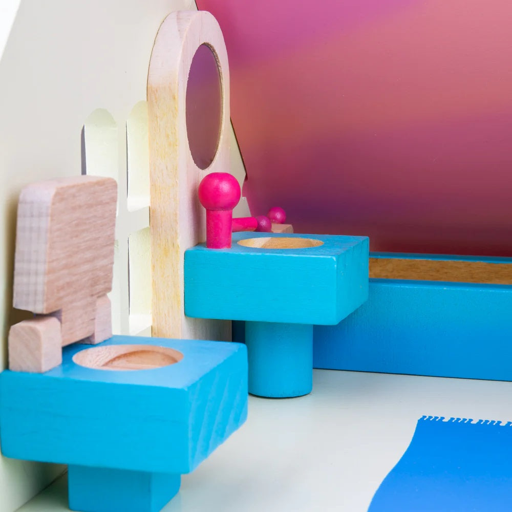 Bigjigs Wooden Dolls Furniture Set