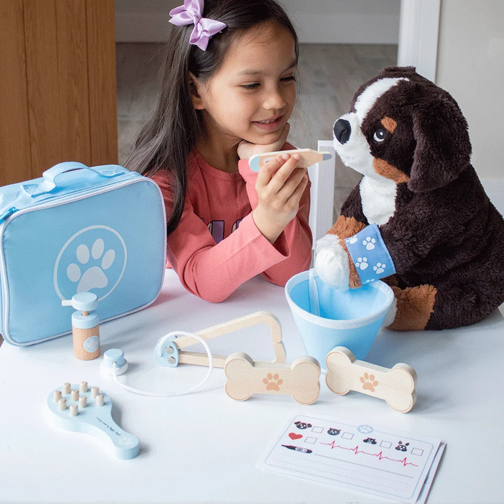 Bigjigs Wooden Veterinary Play Set