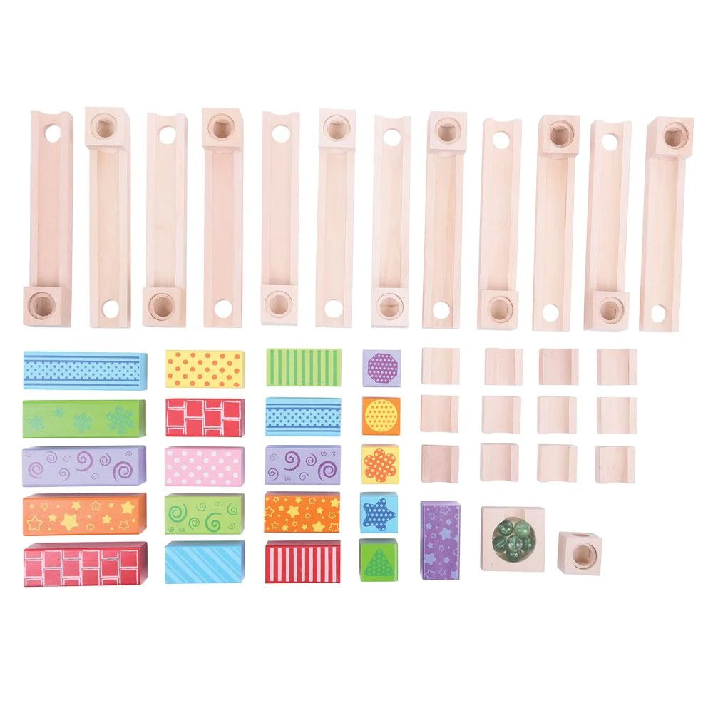 Bigjigs Wooden Marble Run Set