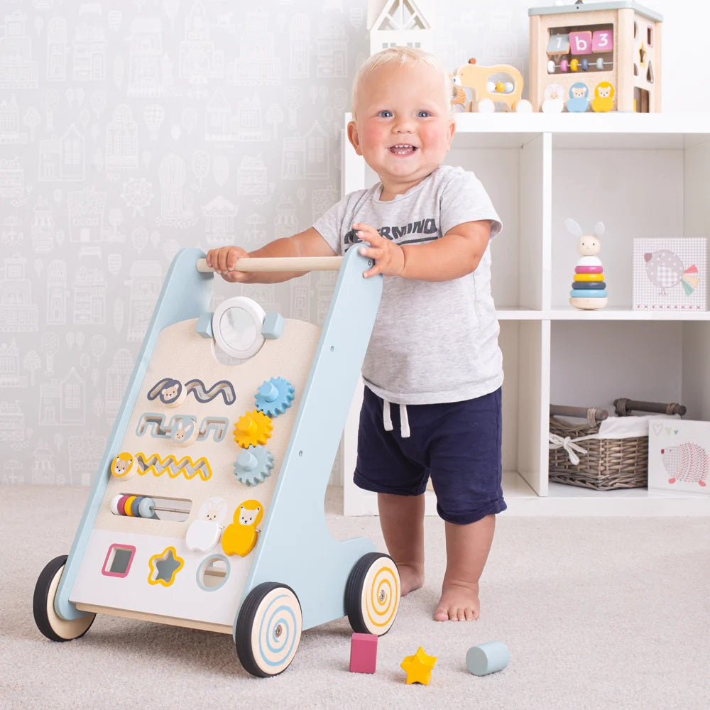 Bigjigs Wooden Baby Activity Walker