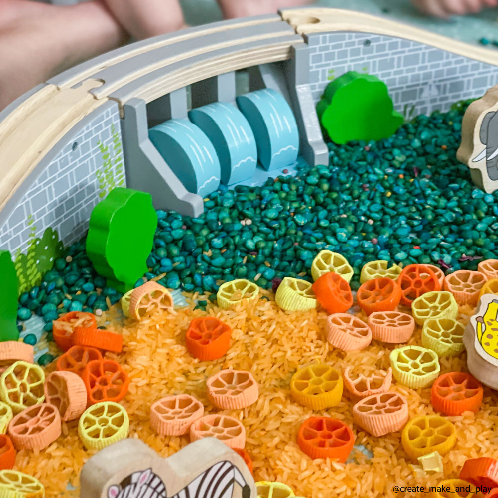 Bigjigs Rail Wooden Waterfall Bridge