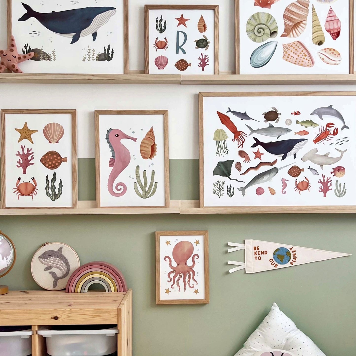 Octopus Art Print by Kid of the Village (6 Sizes Available)