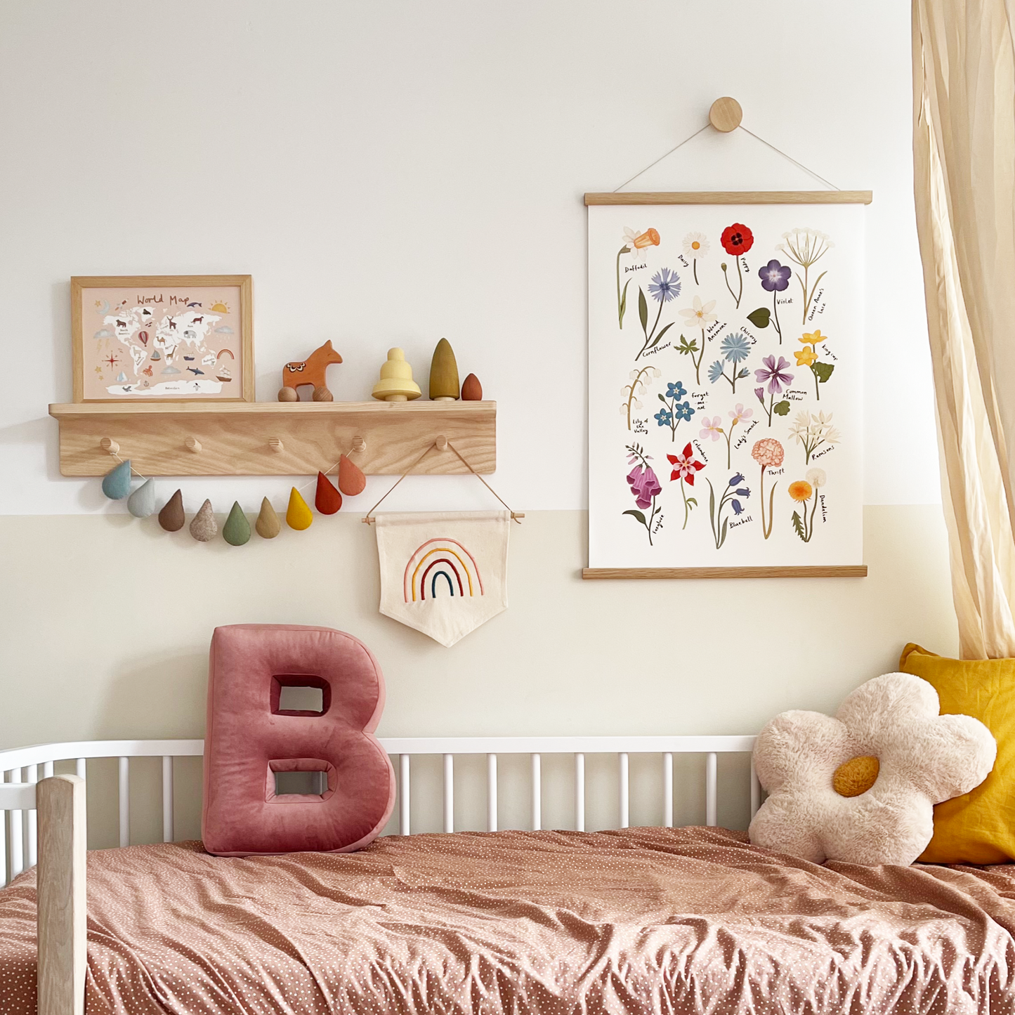 Wildflowers Art Print by Kid of the Village (6 Sizes Available)