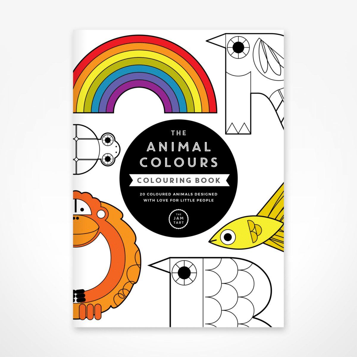 The Animal Colours Colouring Book by The Jam Tart