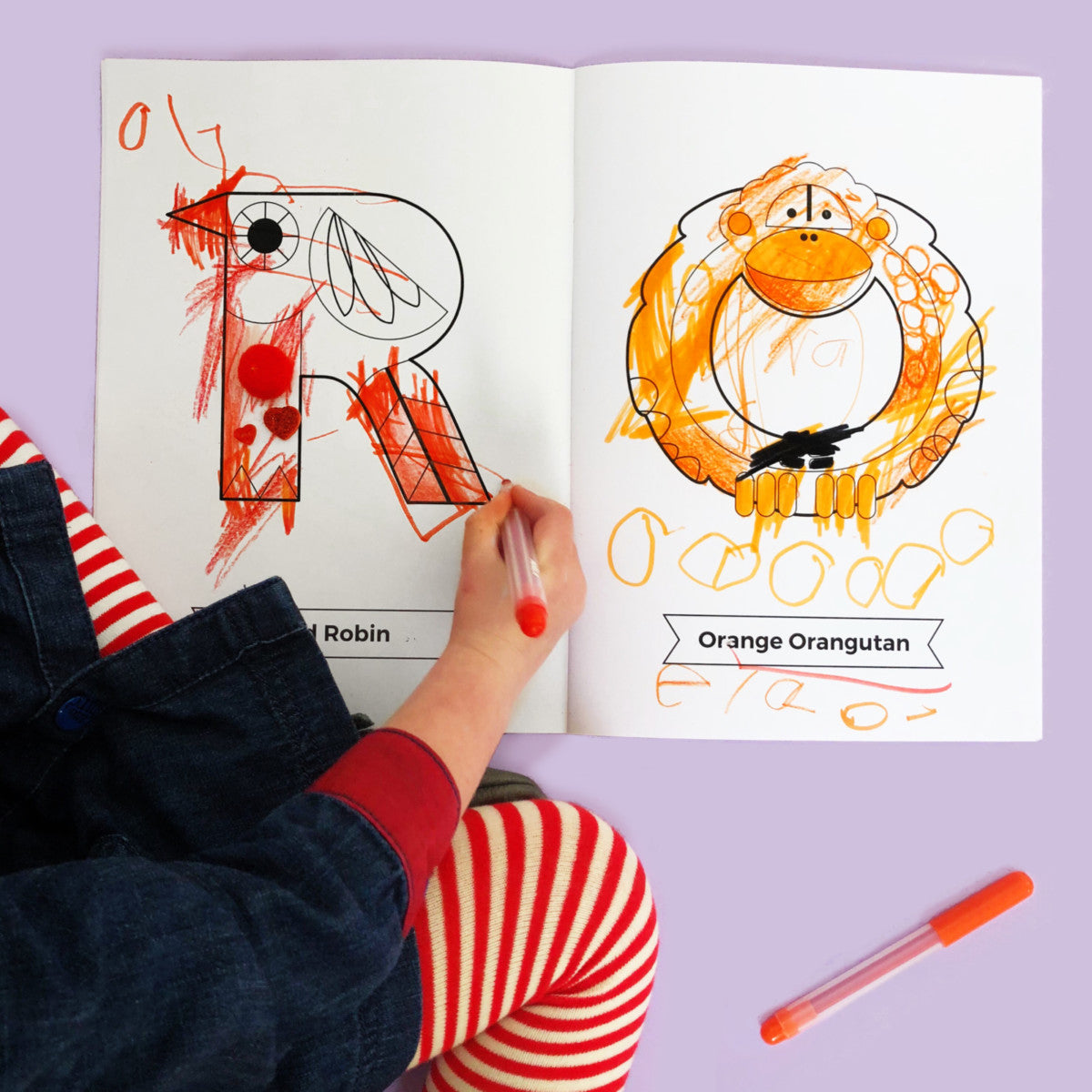 The Animal Colours Colouring Book by The Jam Tart