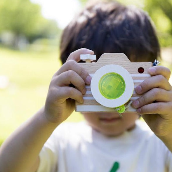 Kiko & GG Wooden Toy Camera - Yellow