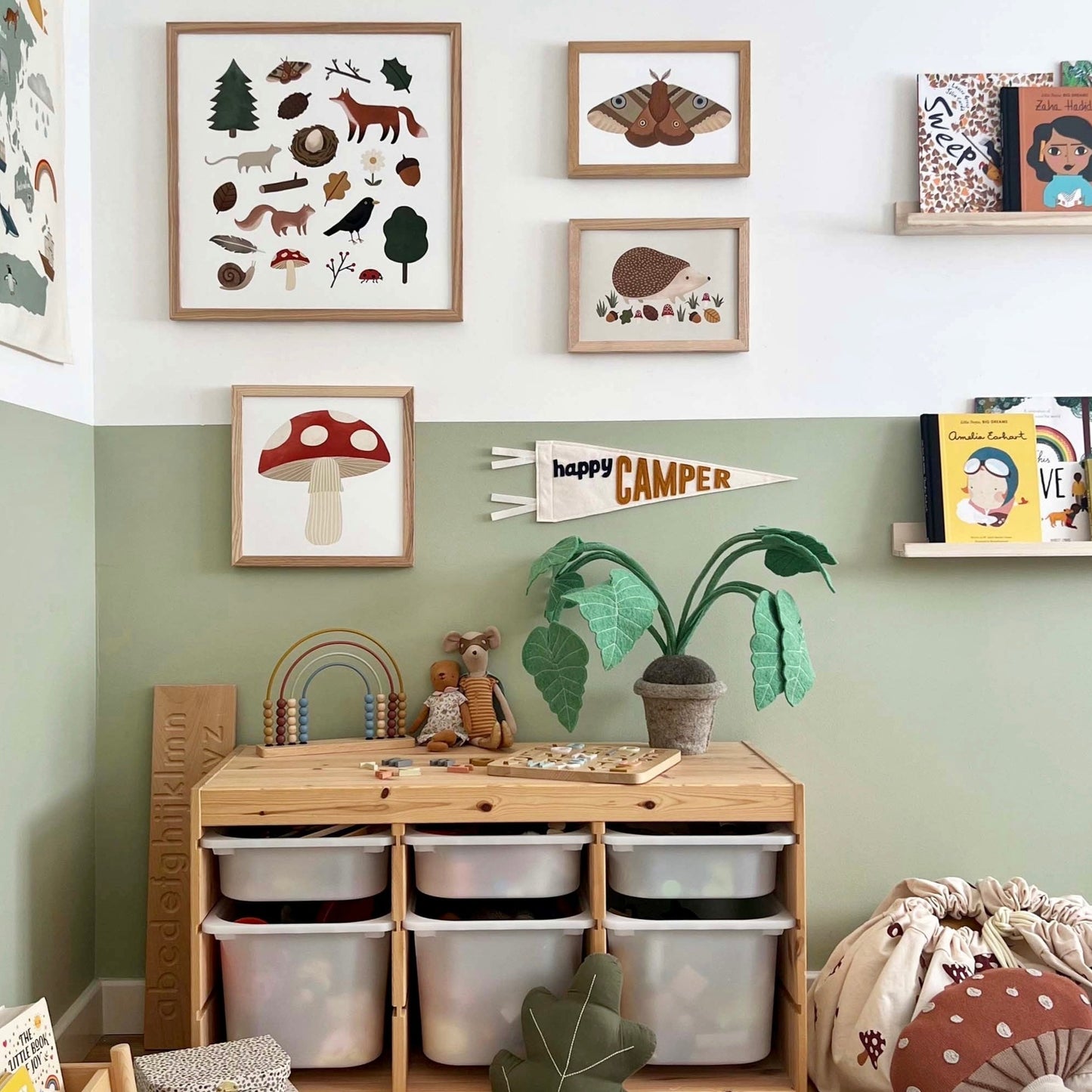 Mushroom Art Print by Kid of the Village (6 Sizes Available)