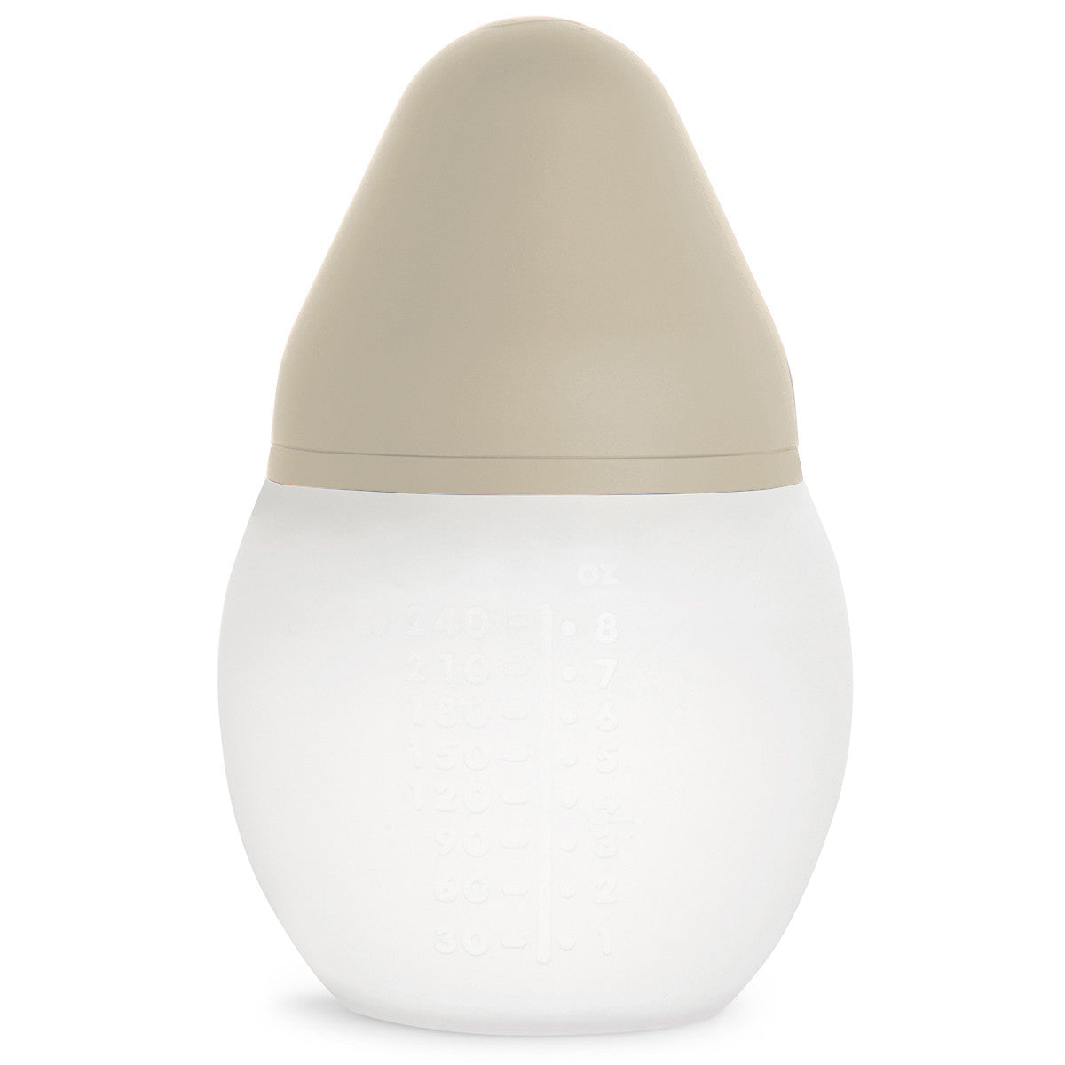 Elhee Silicone Baby Bottle - Sand (2 Sizes)
