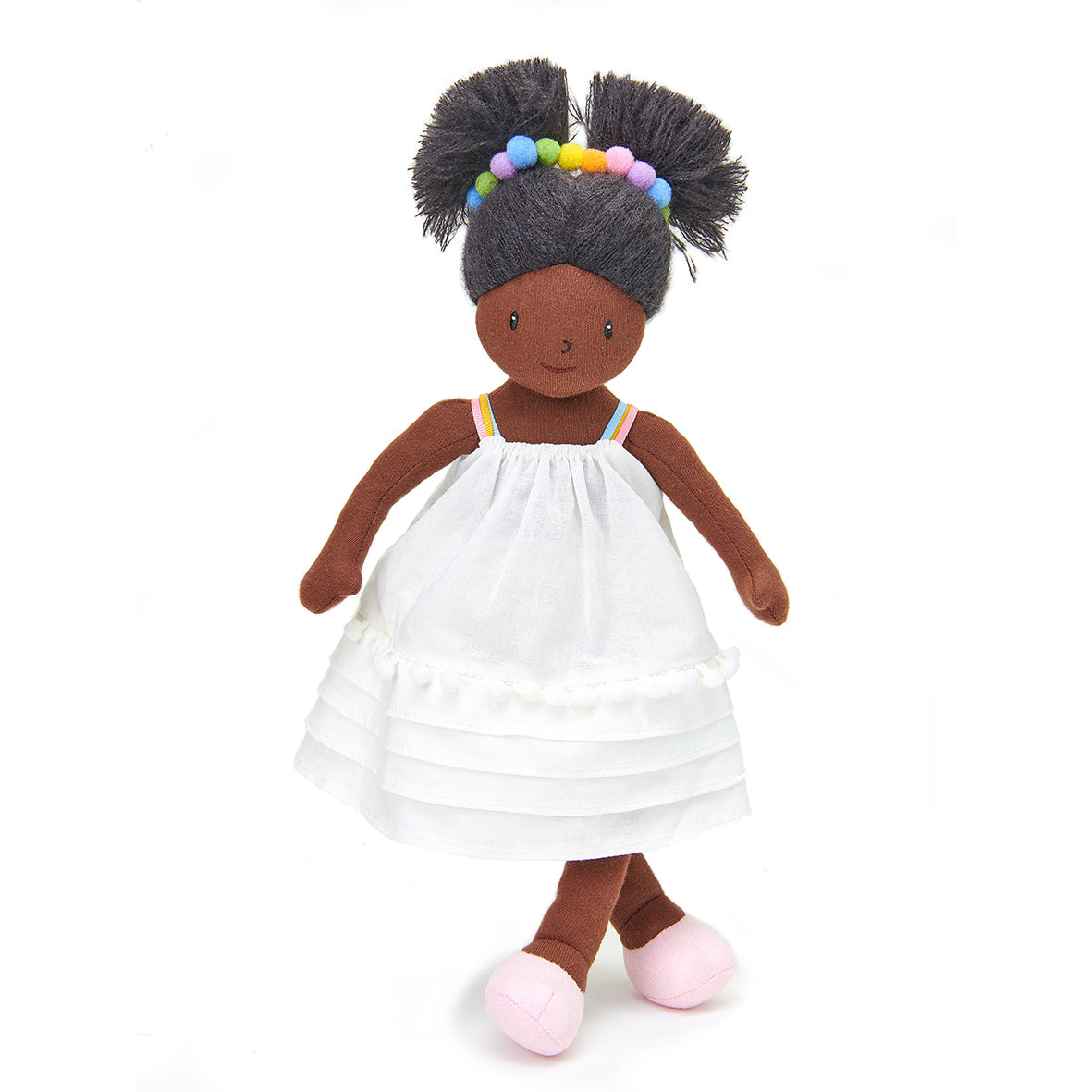 ThreadBear Design Esme Rainbow Rag Doll