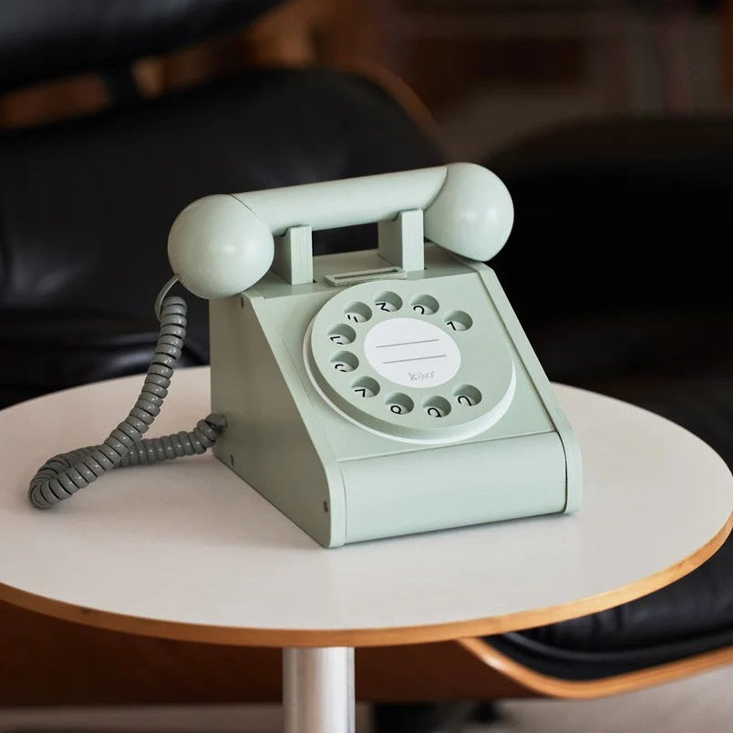 Kiko & GG Wooden Play Telephone - Green