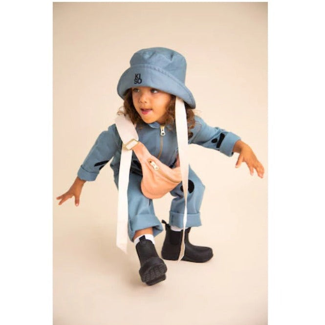 Kiso Apparel Organic Kids Bucket Hat - Ocean
