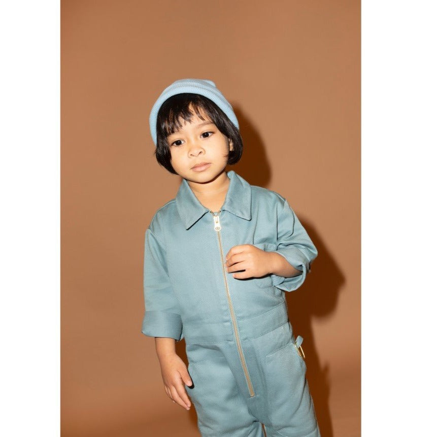 Kiso Apparel Kids Boiler Suit - Ocean