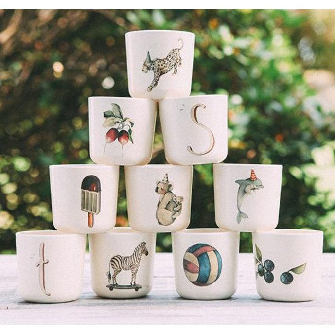 Konges Slojd Alphabet Cups A-Z