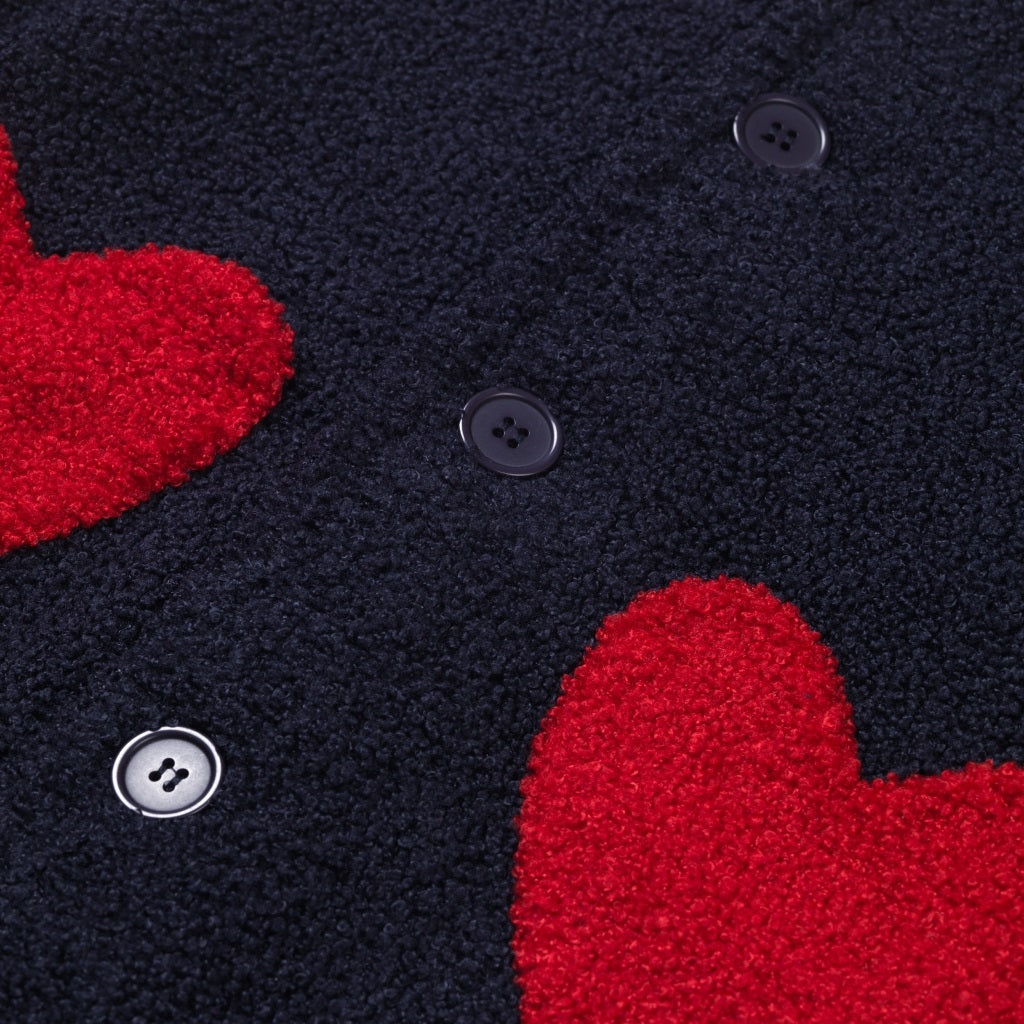 Konges Slojd Calin Heart Coat - Dark Navy