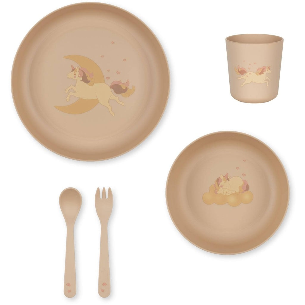 Konges Slojd Dinner Set - Unicorn