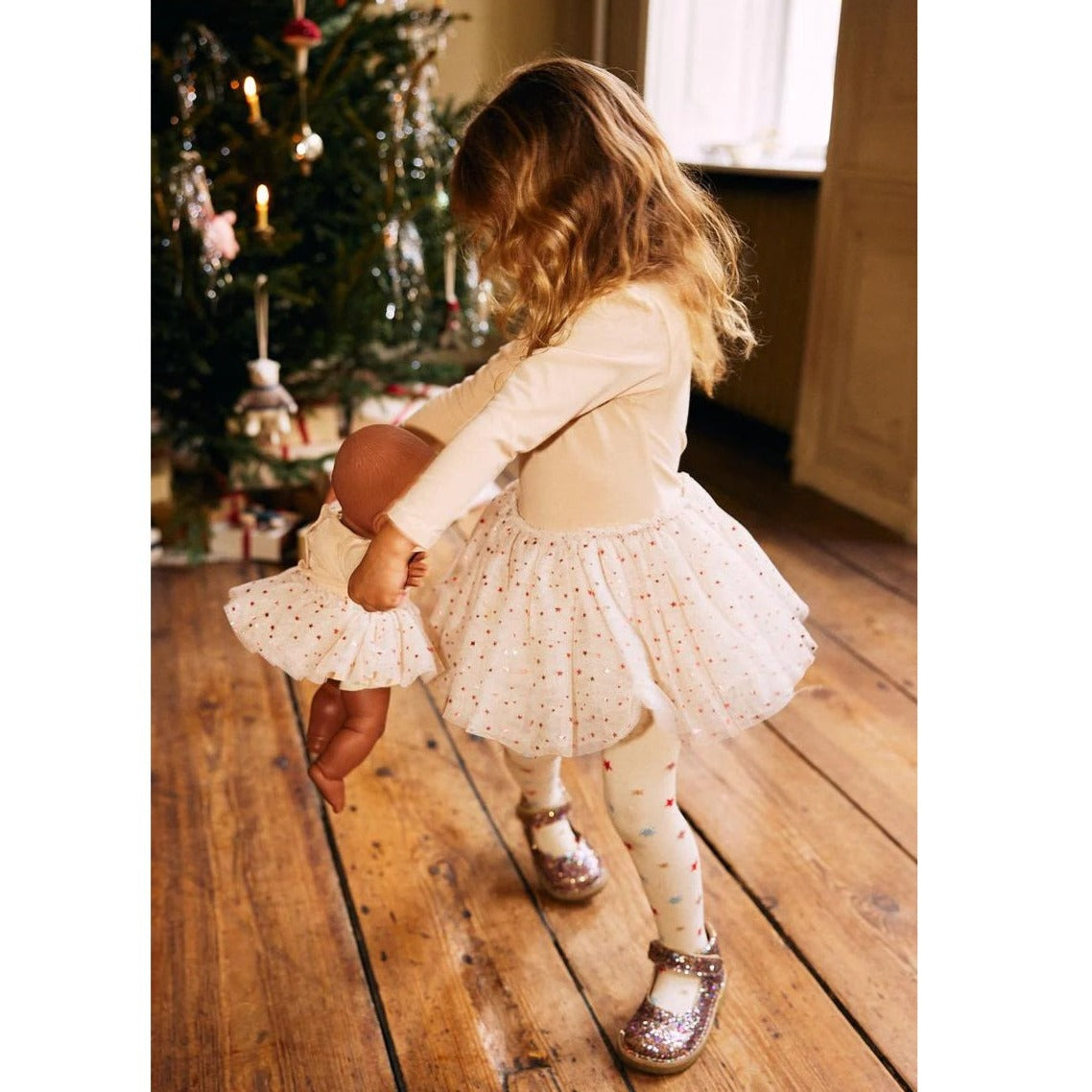 Konges Slojd Fairy Ballerina Dress - Etoile Pink Sparkle