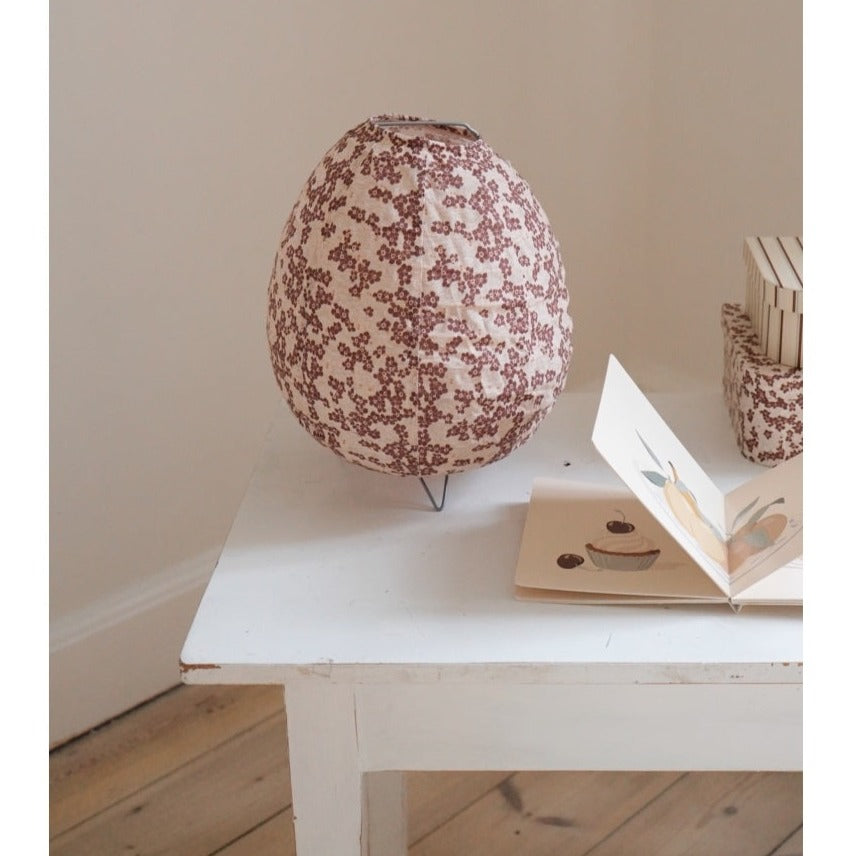 Konges Slojd Table Lamp - Winter Leaves Dark Red