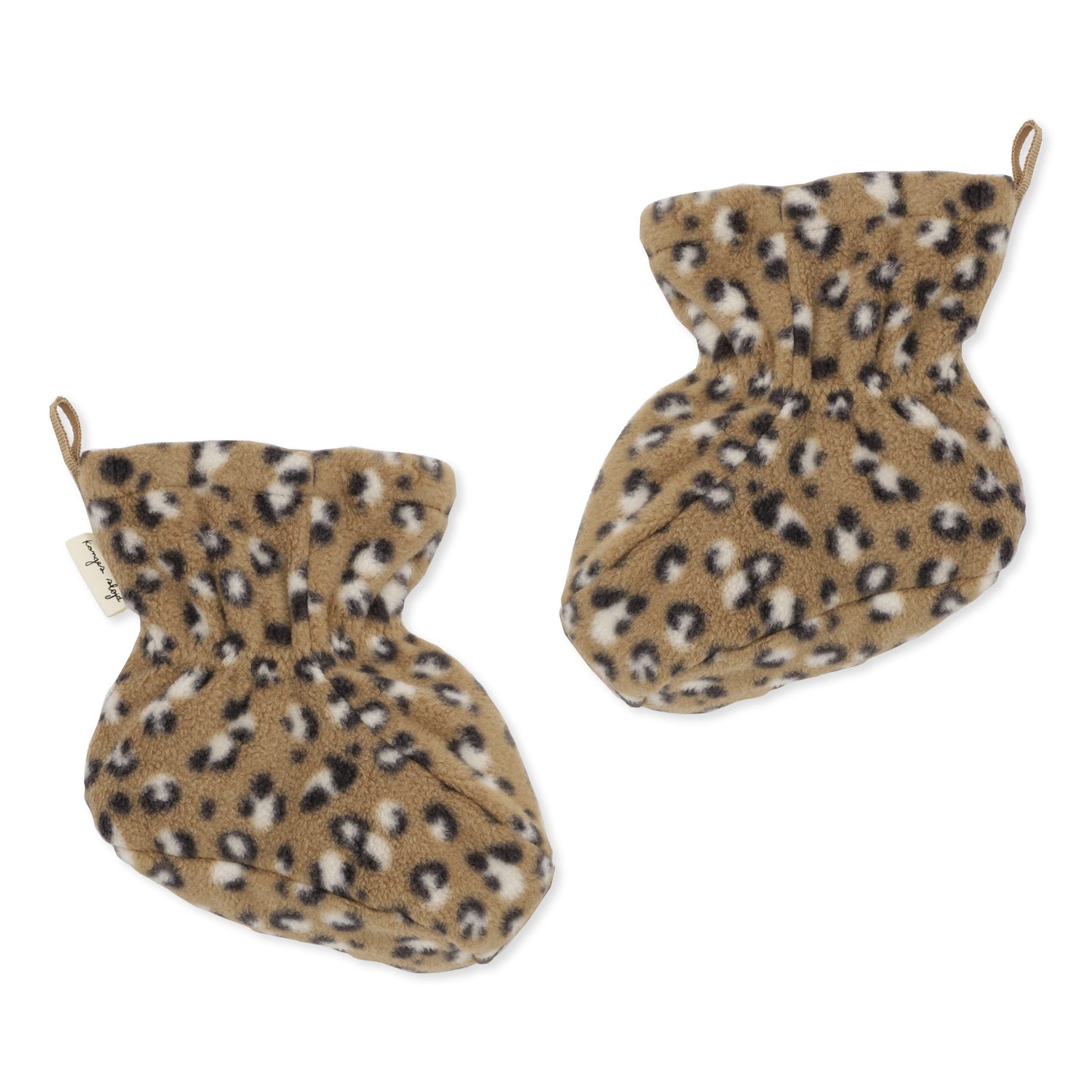 Konges Slojd Hezla Fleece Baby Boots - Leo Brown