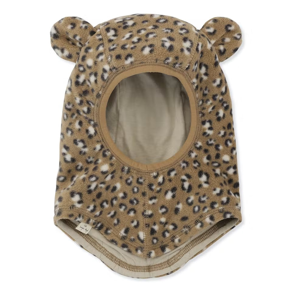 Konges Slojd Hezla Fleece Full Helmet - Leo Brown