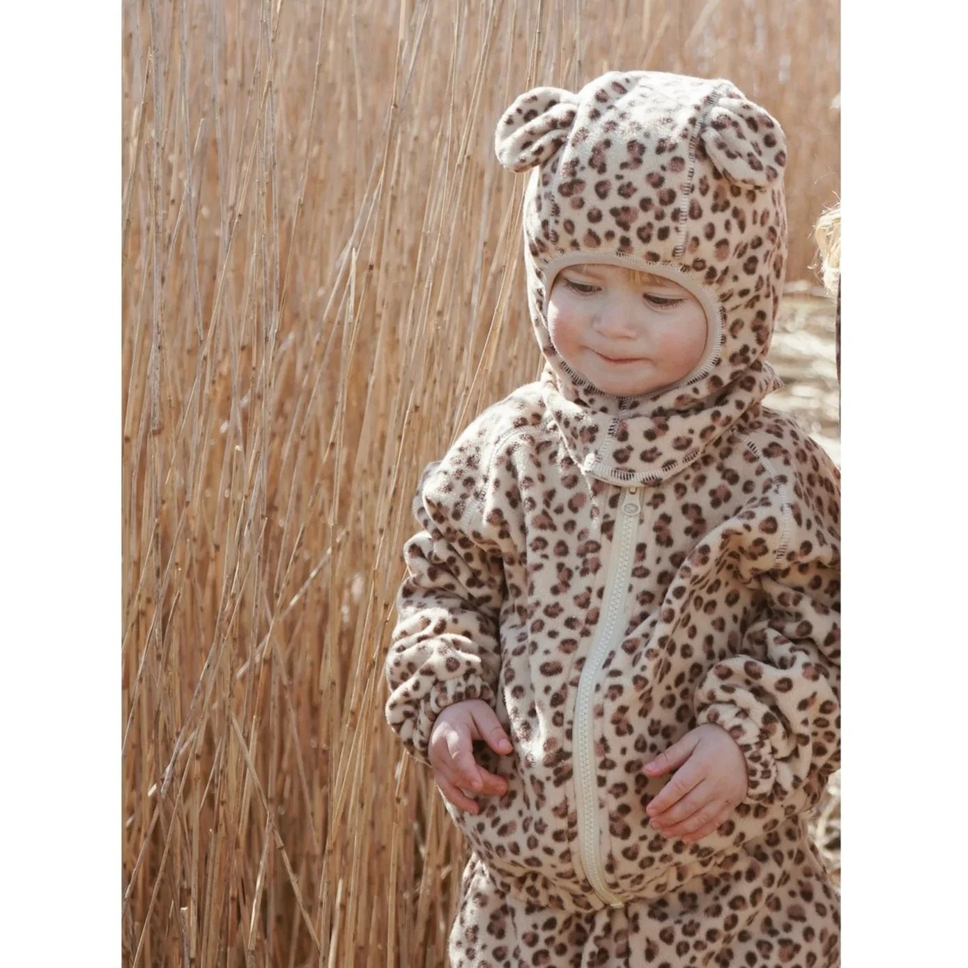 Konges Slojd Hezla Fleece Full Helmet - Leo Cream
