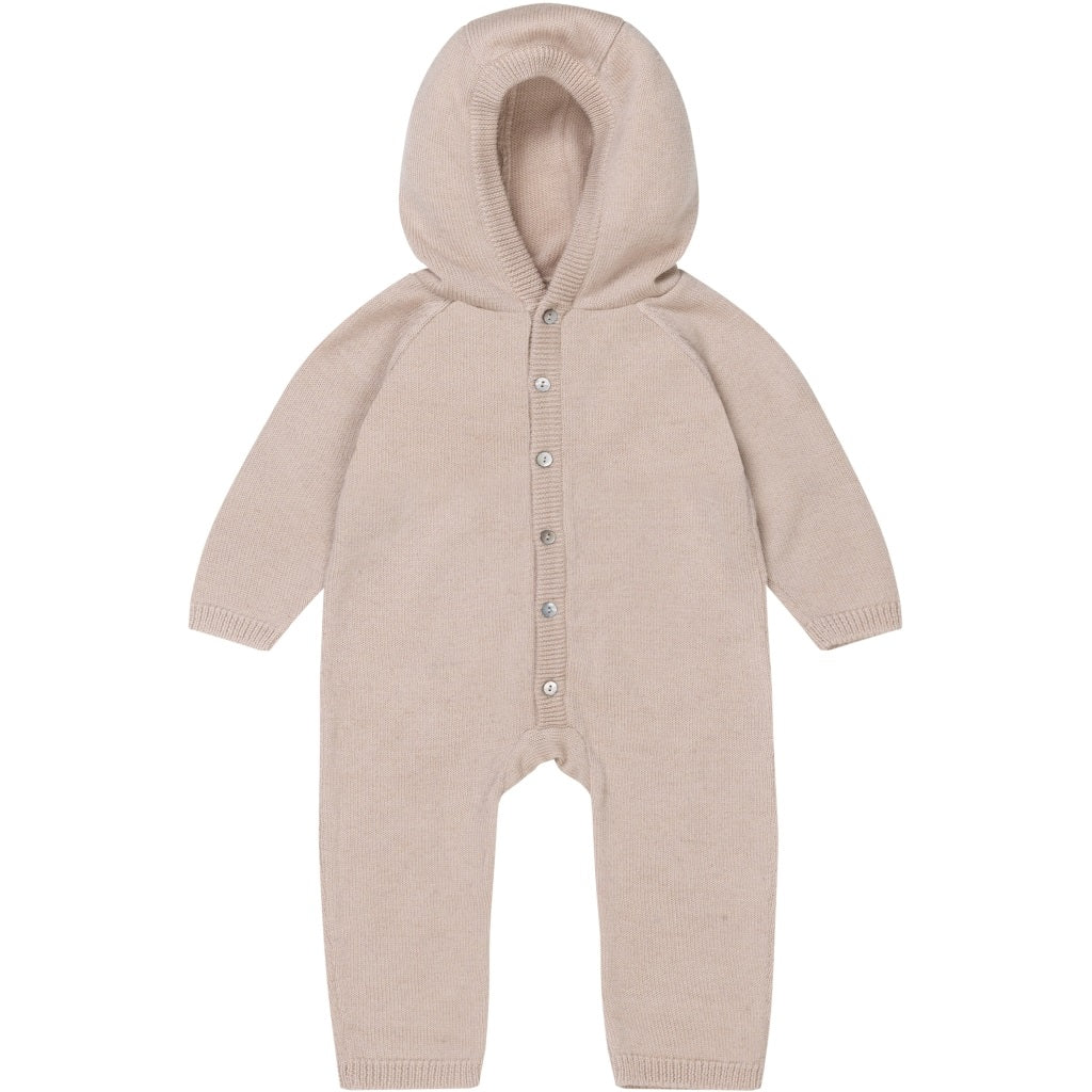 Konges Slojd Tomama Hooded Onesie - Peach Dust