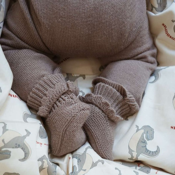 Konges Slojd Tomama Booties - Stone