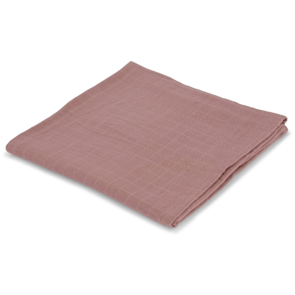 Konges Slojd Big Organic Muslin Swaddle - Burlwood