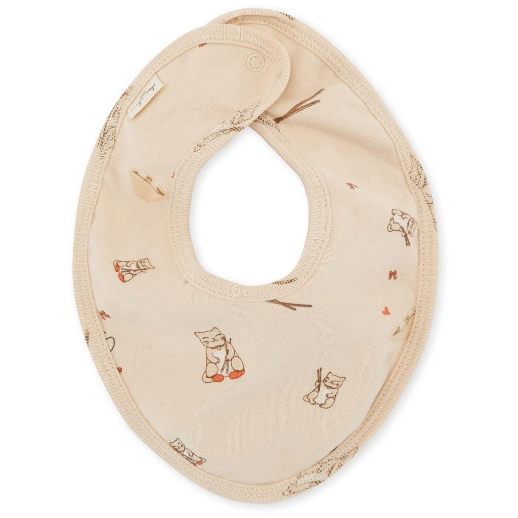 Konges Slojd Organic Baby Bib - Miso Moonlight