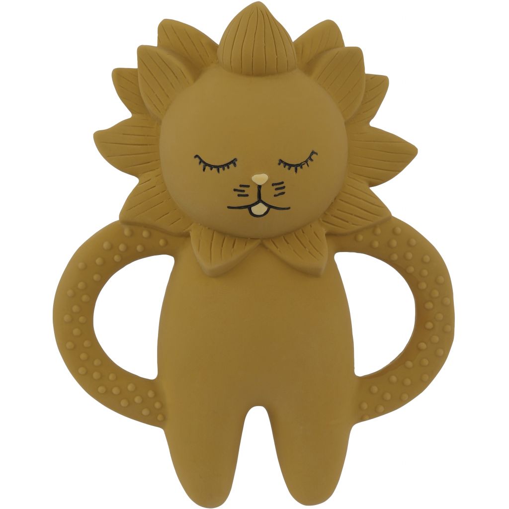 Konges Slojd Natural Rubber Teether - Lion