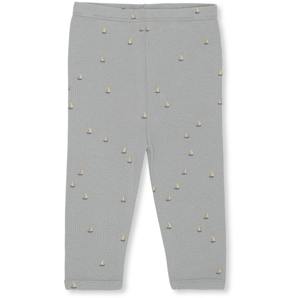 Konges Slojd Organic Newborn Pants - Mille Marine French Blue