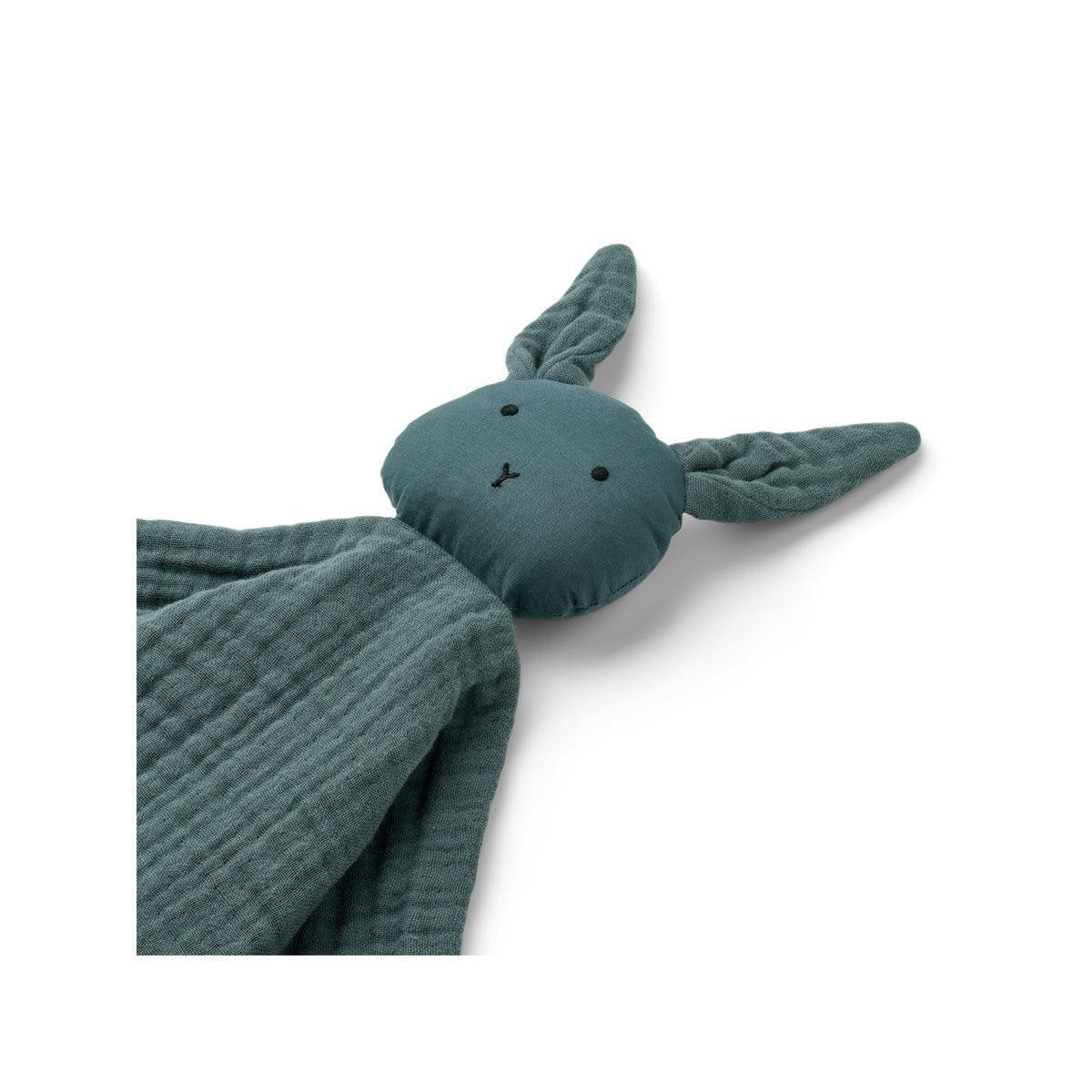 Liewood Addison Cuddle Teddy Comforter - Whale Blue